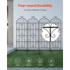 image:imageVEVOR 71 x 20 in 4 Packs Rustproof Metal Garden Flower Trellis Outdoor Climbing Rose amp Cucumber Support Decorative Clematis Trellis for Courtyards amp Lawns71Hx 20W