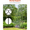 image:imageVEVOR 71 x 20 in 4 Packs Rustproof Metal Garden Flower Trellis Outdoor Climbing Rose amp Cucumber Support Decorative Clematis Trellis for Courtyards amp Lawns87H x 20W