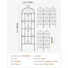 image:imageVEVOR 71 x 20 in 4 Packs Rustproof Metal Garden Flower Trellis Outdoor Climbing Rose amp Cucumber Support Decorative Clematis Trellis for Courtyards amp Lawns71Hx 20W