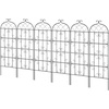 image:imageVEVOR 71 x 20 in 4 Packs Rustproof Metal Garden Flower Trellis Outdoor Climbing Rose amp Cucumber Support Decorative Clematis Trellis for Courtyards amp Lawns71Hx 20W