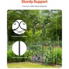 image:imageVEVOR 71 x 20 in 4 Packs Rustproof Metal Garden Flower Trellis Outdoor Climbing Rose amp Cucumber Support Decorative Clematis Trellis for Courtyards amp Lawns60H x 15W