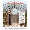 image:imageVEVOR 8 x 10 FT Polycarbonate Greenhouse Heavy Duty Outdoor Green House with Adjustable Vents amp PushPull Lockable Door Quick Setup Aluminum Frame Walkin Greenhouse Sunroom for Outside Garden Lawn