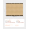 image:imageVEVOR 90 Sun Shade Cloth 8 x 12 ft Pergola Shade Cover with Stainless Steel Grommets Sun Shades Canopy Privacy Screen with 140 GSM HDPE Material for Outdoor Patio Garden and Backyard Brown12 x 20 ft Beige