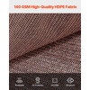 image:imageVEVOR 90 Sun Shade Cloth 8 x 12 ft Pergola Shade Cover with Stainless Steel Grommets Sun Shades Canopy Privacy Screen with 140 GSM HDPE Material for Outdoor Patio Garden and Backyard Brown8 x 12 ft Brown