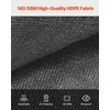 image:imageVEVOR 90 Sun Shade Cloth 8 x 12 ft Pergola Shade Cover with Stainless Steel Grommets Sun Shades Canopy Privacy Screen with 140 GSM HDPE Material for Outdoor Patio Garden and Backyard Brown8 x 12 ft Black