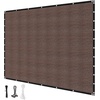 image:imageVEVOR 90 Sun Shade Cloth 8 x 12 ft Pergola Shade Cover with Stainless Steel Grommets Sun Shades Canopy Privacy Screen with 140 GSM HDPE Material for Outdoor Patio Garden and Backyard Brown10 x 12 ft Brown