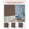 image:imageVEVOR 90 Sun Shade Cloth 8 x 12 ft Pergola Shade Cover with Stainless Steel Grommets Sun Shades Canopy Privacy Screen with 140 GSM HDPE Material for Outdoor Patio Garden and Backyard Brown10 x 12 ft Brown