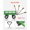 image:imageVEVOR 900 LBS Steel Garden Cart 2 in 1 Handle Heavy Duty Pullable Garden Wagon with 10 FlatFree Tires Outdoor Utility Yard Wagon Cart with Detachable Side Panels Attach to ATV or TractorBlackgreen