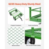 image:imageVEVOR 900 LBS Steel Garden Cart 2 in 1 Handle Heavy Duty Pullable Garden Wagon with 10 FlatFree Tires Outdoor Utility Yard Wagon Cart with Detachable Side Panels Attach to ATV or TractorBlackgreen