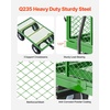 image:imageVEVOR 900 LBS Steel Garden Cart 2 in 1 Handle Heavy Duty Pullable Garden Wagon with 10 FlatFree Tires Outdoor Utility Yard Wagon Cart with Detachable Side Panels Attach to ATV or TractorBlackgreen