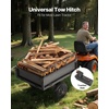 image:imageVEVOR ATV UTV Trailer Tow Behind Dump Cart 1500lbs 15 Cubic Feet Heavy Duty Yard Garden Trailer Pull Behind Dump Trailer for Lawn Mower TractorBlack