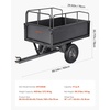 image:imageVEVOR ATV UTV Trailer Tow Behind Dump Cart 1500lbs 15 Cubic Feet Heavy Duty Yard Garden Trailer Pull Behind Dump Trailer for Lawn Mower TractorBlack