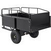 image:imageVEVOR ATV UTV Trailer Tow Behind Dump Cart 1500lbs 15 Cubic Feet Heavy Duty Yard Garden Trailer Pull Behind Dump Trailer for Lawn Mower TractorBlack