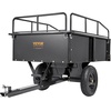 image:imageVEVOR ATV UTV Trailer Tow Behind Dump Cart 1500lbs 15 Cubic Feet Heavy Duty Yard Garden Trailer Pull Behind Dump Trailer for Lawn Mower TractorBlack