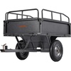 image:imageVEVOR ATV UTV Trailer Tow Behind Dump Cart 1500lbs 15 Cubic Feet Heavy Duty Yard Garden Trailer Pull Behind Dump Trailer for Lawn Mower TractorBlack