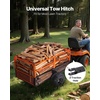 image:imageVEVOR ATV UTV Trailer Tow Behind Dump Cart 1500lbs 15 Cubic Feet Heavy Duty Yard Garden Trailer Pull Behind Dump Trailer for Lawn Mower TractorOrangeblack