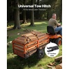 image:imageVEVOR ATV UTV Trailer Tow Behind Dump Cart 1500lbs 15 Cubic Feet Heavy Duty Yard Garden Trailer Pull Behind Dump Trailer for Lawn Mower TractorOrangeblack