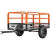 image:imageVEVOR ATV UTV Trailer Tow Behind Dump Cart 1500lbs 15 Cubic Feet Heavy Duty Yard Garden Trailer Pull Behind Dump Trailer for Lawn Mower TractorOrangeblack