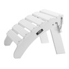 image:imageVEVOR Adirondack Ottoman 187L x 189W x 138H Inch HDPE Plastic Folding Adirondack Ottoman WeatherResistant Foot Rest for Adirondack Chair Widely Used for Outside Porch Pool Lawn Backyard BlueWhite