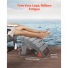 image:imageVEVOR Adirondack Ottoman 187L x 189W x 138H Inch HDPE Plastic Folding Adirondack Ottoman WeatherResistant Foot Rest for Adirondack Chair Widely Used for Outside Porch Pool Lawn Backyard BlueGray