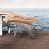 image:imageVEVOR Adirondack Ottoman 187L x 189W x 138H Inch HDPE Plastic Folding Adirondack Ottoman WeatherResistant Foot Rest for Adirondack Chair Widely Used for Outside Porch Pool Lawn Backyard BlueGray