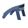 image:imageVEVOR Adirondack Ottoman 187L x 189W x 138H Inch HDPE Plastic Folding Adirondack Ottoman WeatherResistant Foot Rest for Adirondack Chair Widely Used for Outside Porch Pool Lawn Backyard BlueBlue