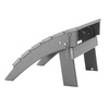 image:imageVEVOR Adirondack Ottoman 187L x 189W x 138H Inch HDPE Plastic Folding Adirondack Ottoman WeatherResistant Foot Rest for Adirondack Chair Widely Used for Outside Porch Pool Lawn Backyard BlueGray