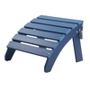 image:imageVEVOR Adirondack Ottoman 187L x 189W x 138H Inch HDPE Plastic Folding Adirondack Ottoman WeatherResistant Foot Rest for Adirondack Chair Widely Used for Outside Porch Pool Lawn Backyard BlueBlue