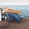 image:imageVEVOR Adirondack Ottoman 187L x 189W x 138H Inch HDPE Plastic Folding Adirondack Ottoman WeatherResistant Foot Rest for Adirondack Chair Widely Used for Outside Porch Pool Lawn Backyard BlueBlue