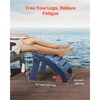 image:imageVEVOR Adirondack Ottoman 187L x 189W x 138H Inch HDPE Plastic Folding Adirondack Ottoman WeatherResistant Foot Rest for Adirondack Chair Widely Used for Outside Porch Pool Lawn Backyard BlueBlue