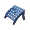 image:imageVEVOR Adirondack Ottoman 187L x 189W x 138H Inch HDPE Plastic Folding Adirondack Ottoman WeatherResistant Foot Rest for Adirondack Chair Widely Used for Outside Porch Pool Lawn Backyard BlueBlue