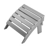 image:imageVEVOR Adirondack Ottoman 187L x 189W x 138H Inch HDPE Plastic Folding Adirondack Ottoman WeatherResistant Foot Rest for Adirondack Chair Widely Used for Outside Porch Pool Lawn Backyard BlueGray