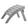 image:imageVEVOR Adirondack Ottoman 187L x 189W x 138H Inch HDPE Plastic Folding Adirondack Ottoman WeatherResistant Foot Rest for Adirondack Chair Widely Used for Outside Porch Pool Lawn Backyard BlueGray