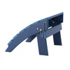 image:imageVEVOR Adirondack Ottoman 187L x 189W x 138H Inch HDPE Plastic Folding Adirondack Ottoman WeatherResistant Foot Rest for Adirondack Chair Widely Used for Outside Porch Pool Lawn Backyard BlueBlue