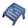 image:imageVEVOR Adirondack Ottoman 187L x 189W x 138H Inch HDPE Plastic Folding Adirondack Ottoman WeatherResistant Foot Rest for Adirondack Chair Widely Used for Outside Porch Pool Lawn Backyard BlueBlue