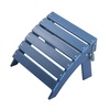 image:imageVEVOR Adirondack Ottoman 187L x 189W x 138H Inch HDPE Plastic Folding Adirondack Ottoman WeatherResistant Foot Rest for Adirondack Chair Widely Used for Outside Porch Pool Lawn Backyard BlueBlue