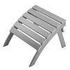 image:imageVEVOR Adirondack Ottoman 187L x 189W x 138H Inch HDPE Plastic Folding Adirondack Ottoman WeatherResistant Foot Rest for Adirondack Chair Widely Used for Outside Porch Pool Lawn Backyard BlueGray