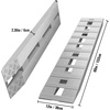 image:imageVEVOR Aluminum Ramps 1250lbs Straight Ramp with Treads and Load Straps Portable Loading Ramp for Motorcycles ATVs Trucks Lawn Mower Dirt Bike Garden Tractor 78 L x 12 W 2Pcs6000lbs
