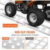 image:imageVEVOR Aluminum Ramps 1250lbs Straight Ramp with Treads and Load Straps Portable Loading Ramp for Motorcycles ATVs Trucks Lawn Mower Dirt Bike Garden Tractor 78 L x 12 W 2Pcs1250lbs