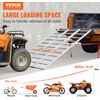 image:imageVEVOR Aluminum Ramps 1250lbs Straight Ramp with Treads and Load Straps Portable Loading Ramp for Motorcycles ATVs Trucks Lawn Mower Dirt Bike Garden Tractor 78 L x 12 W 2Pcs1500lbs