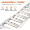 image:imageVEVOR Aluminum Ramps 1250lbs Straight Ramp with Treads and Load Straps Portable Loading Ramp for Motorcycles ATVs Trucks Lawn Mower Dirt Bike Garden Tractor 78 L x 12 W 2Pcs1250lbs