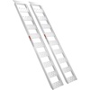 image:imageVEVOR Aluminum Ramps 1250lbs Straight Ramp with Treads and Load Straps Portable Loading Ramp for Motorcycles ATVs Trucks Lawn Mower Dirt Bike Garden Tractor 78 L x 12 W 2Pcs1250lbs
