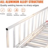 image:imageVEVOR Aluminum Ramps 1250lbs Straight Ramp with Treads and Load Straps Portable Loading Ramp for Motorcycles ATVs Trucks Lawn Mower Dirt Bike Garden Tractor 78 L x 12 W 2Pcs1500lbs