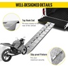 image:imageVEVOR Aluminum Ramps 1250lbs Straight Ramp with Treads and Load Straps Portable Loading Ramp for Motorcycles ATVs Trucks Lawn Mower Dirt Bike Garden Tractor 78 L x 12 W 2Pcs6000lbs