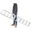image:imageVEVOR Aluminum Ramps 1250lbs Straight Ramp with Treads and Load Straps Portable Loading Ramp for Motorcycles ATVs Trucks Lawn Mower Dirt Bike Garden Tractor 78 L x 12 W 2Pcs1250lbs