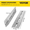 image:imageVEVOR Aluminum Ramps 1250lbs Straight Ramp with Treads and Load Straps Portable Loading Ramp for Motorcycles ATVs Trucks Lawn Mower Dirt Bike Garden Tractor 78 L x 12 W 2Pcs6000lbs