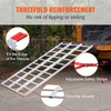 image:imageVEVOR Aluminum Ramps 1250lbs Straight Ramp with Treads and Load Straps Portable Loading Ramp for Motorcycles ATVs Trucks Lawn Mower Dirt Bike Garden Tractor 78 L x 12 W 2Pcs1500lbs