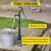 image:imageVEVOR Antique Hand Water Pump Stand Pitcher Pump Stand Cast Iron Well Pump Stand wPreset 05 Holes for Easy Installation Old Fashion Pitcher Hand Pump Stand for Home Yard Pond Garden Outdoors GreenGreen