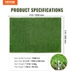 image:imageVEVOR Artifical Grass Turf 4 x 6 ft Thick Grass Rug Indoor Outdoor 138 Realistic Synthetic Grass Mat with Drainage Holes Perfect for Patio Garden Lawn Home Backyard Dog Mats3 x 5 FT