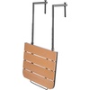 image:imageVEVOR Balcony Hanging Table 24 x 16 inch Metal Folding Balcony Railing Table 5Level Adjustable Fit Railing from 1 to 47 Serving for Outdoor Bar Patio amp Deck23 x 16 inch